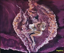 oil painting of a dancers dancing in the water for sale Pomona CA 91766